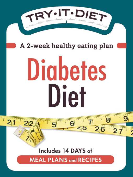 Title details for Try-It Diet: Diabetes Diet by Adams Media - Wait list